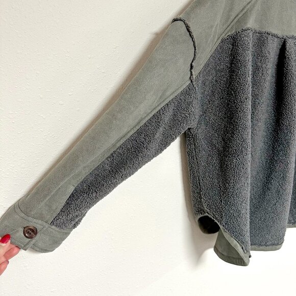 Listicle Mixed Media Jacket - Picture 8 of 12